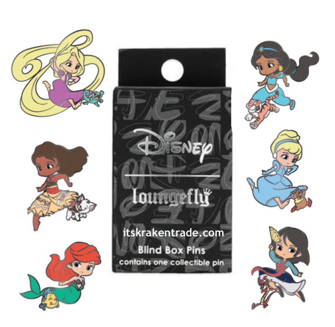Chibi Princess Blind Box Hard Enamel Pin