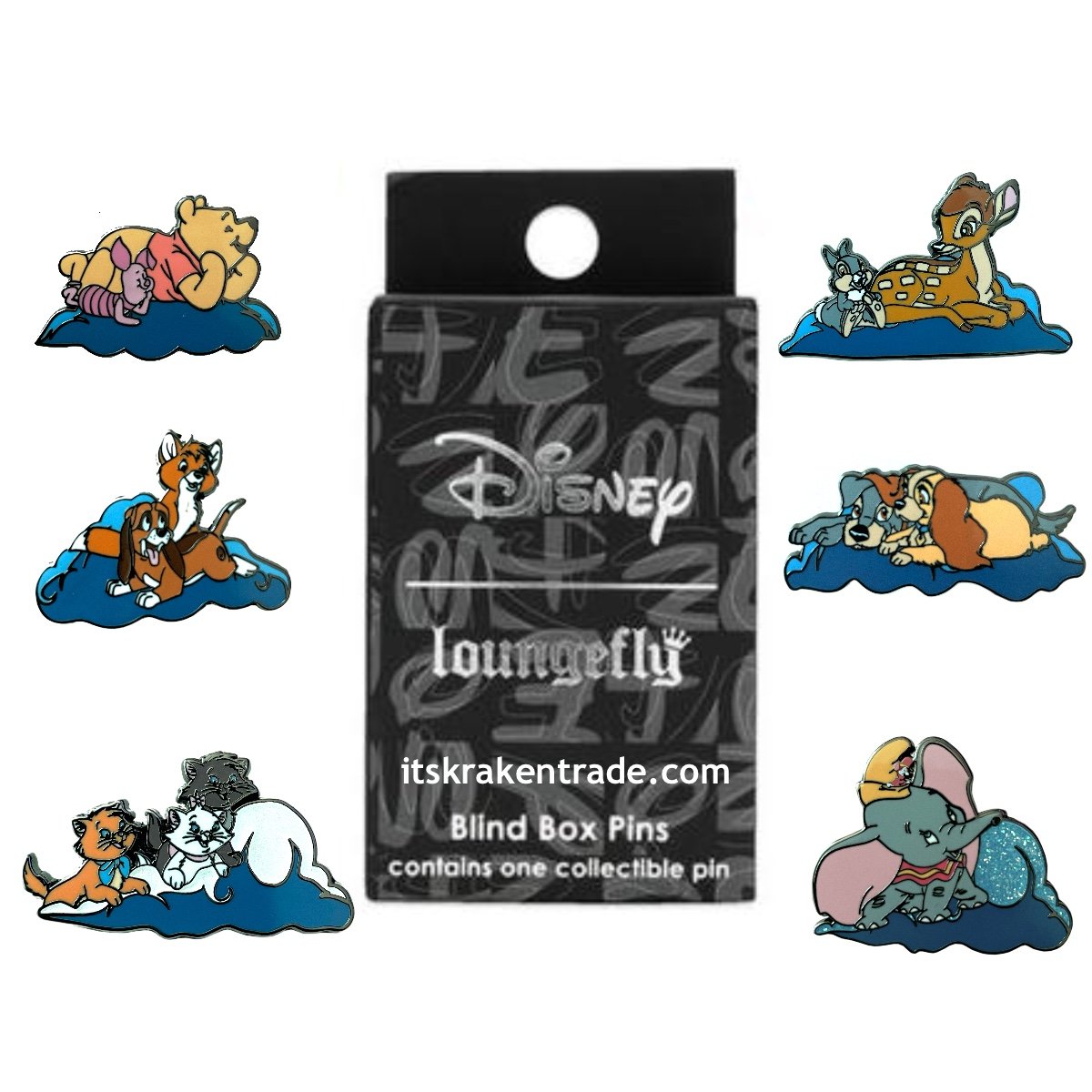 Classic Clouds Blind Box Pins