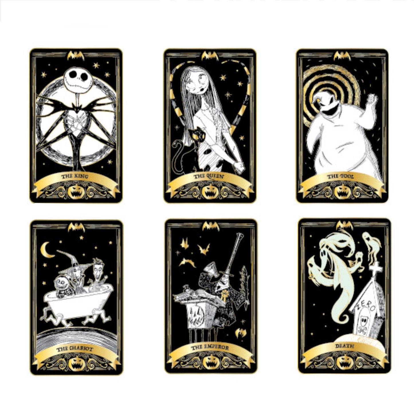 Nightmare before Christmas Tarot Blind Box Pins